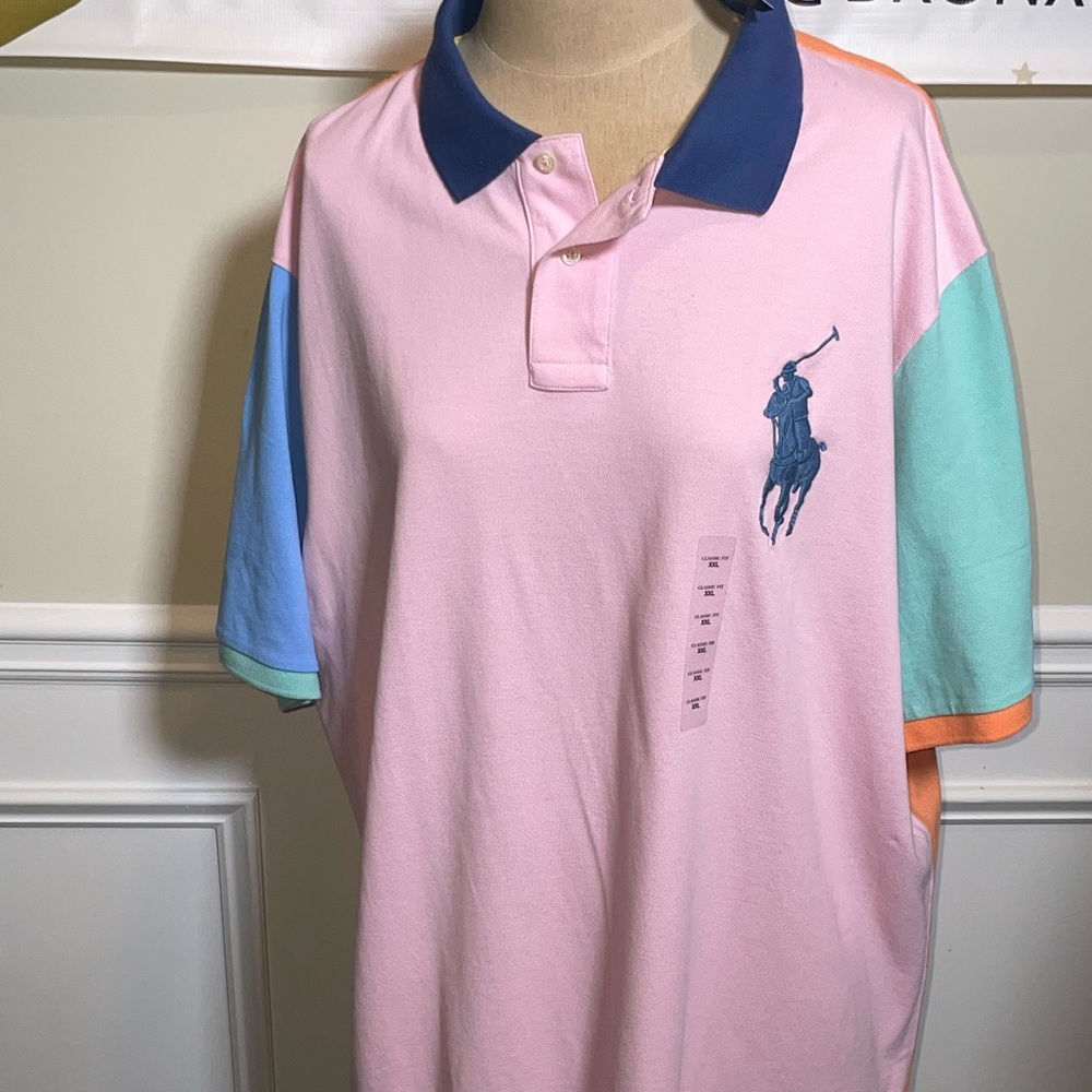 NWT Polo Ralph Lauren Multi Color Classic Fit Button Up Shirt